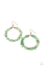 Load image into Gallery viewer, Mineral Mantra Green Earrings - Paparazzi Accessories
