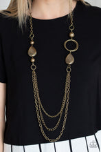 Load image into Gallery viewer, Rebels Have More Fun Brass Necklace Paparazzi

