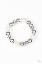 Load image into Gallery viewer, Upper Manhattan White Bracelet - Paparazzi Accessories
