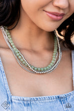 Load image into Gallery viewer, Boardwalk Babe Green Necklace - Paparazzi Accessories
