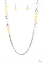 Load image into Gallery viewer, CACHE Me Out Yellow Necklace - Paparazzi Accessories
