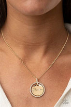 Load image into Gallery viewer, Glam-ma Glamorous Gold Necklace - Paparazzi Accessories
