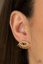 Load image into Gallery viewer, Don’t Blink Gold Earrings Paparazzi 
