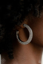 Load image into Gallery viewer, Dazzling Dynamo Black Earrings - Paparazzi Accessories

