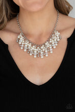 Load image into Gallery viewer, Champagne Dreams White Necklace - Paparazzi Accessories
