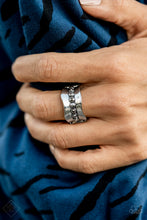 Load image into Gallery viewer, Scintillating Smolder Silver Ring - Paparazzi Accessories
