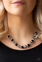 Load image into Gallery viewer, Metro Majestic Black Necklace - Paparazzi Accessories
