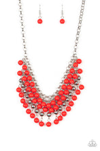 Load image into Gallery viewer, Jubilant Jingle Red Necklace - Paparazzi Accessories
