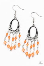Load image into Gallery viewer, Not The Only Fish In The Sea Orange Earrings - Paparazzi Accessories
