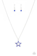 Load image into Gallery viewer, American Anthem Blue Necklace - Paparazzi Accessories
