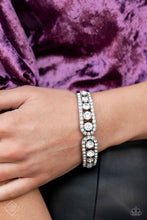 Load image into Gallery viewer, Spellbinding Splendor White Bracelet - Paparazzi Accessories
