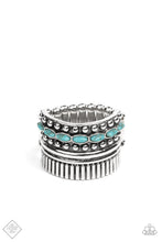 Load image into Gallery viewer, Local Flavor Blue Ring - Paparazzi Accessories
