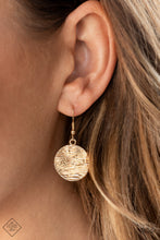 Load image into Gallery viewer, Circulating Shimmer Gold Necklace - Paparazzi Accessories
