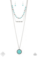 Load image into Gallery viewer, Sahara Symphony Blue Necklace - Paparazzi Accessories
