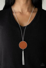 Load image into Gallery viewer, Wondrously Woven Brown Necklace - Paparazzi Accessories
