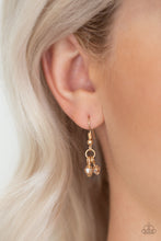 Load image into Gallery viewer, First Class Fringe Gold Necklace - Paparazzi Accessories
