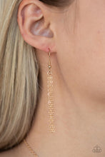 Load image into Gallery viewer, Formal Florals Gold Necklace - Paparazzi Accessories
