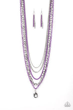 Load image into Gallery viewer, Industrial Vibrance Purple Necklace - Paparazzi Accessories

