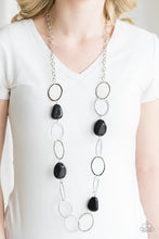 Load image into Gallery viewer, Modern Day Malibu Black Necklace Paparazzi
