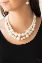 Load image into Gallery viewer, The More The Modest White Necklace - Paparazzi Accessories
