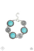 Load image into Gallery viewer, Fredonia Flower Patch Blue Bracelet - Paparazzi Accessories
