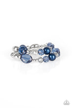 Load image into Gallery viewer, Downtown Dazzle Blue Bracelet - Paparazzi Bracelet
