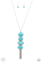 Load image into Gallery viewer, Hidden Lagoon Blue Necklace - Paparazzi Accessories
