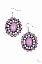 Load image into Gallery viewer, Stone Solstice Purple Earrings - Paparazzi Accessories
