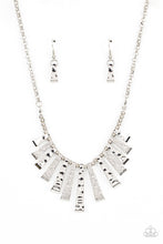 Load image into Gallery viewer, The MANE Course Silver Necklace - Paparazzi Accessories
