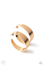 Load image into Gallery viewer, Curve Crushin Gold Earrings - Paparazzi Accessories
