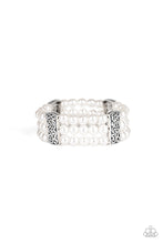 Load image into Gallery viewer, Ritzy Ritz White Bracelet - Paparazzi Accessories
