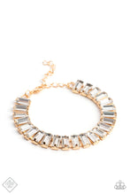 Load image into Gallery viewer, Darling Debutante Gold Bracelet - Paparazzi Accessories
