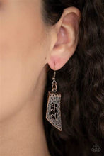 Load image into Gallery viewer, Vintage Vineyard Copper Necklace - Paparazzi Accessories

