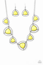 Load image into Gallery viewer, Make A Point Yellow Necklace - Paparazzi Accessories
