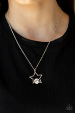 Load image into Gallery viewer, Starry Fireworks White Necklace - Paparazzi Accessories
