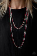 Load image into Gallery viewer, What A COLORFUL World Red Necklace - Paparazzi Accessories
