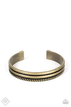 Load image into Gallery viewer, Southern Spurs Brass Bracelet - Paparazzi Accessories
