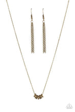 Load image into Gallery viewer, Dainty Dalliance Brass Necklace - Paparazzi Accessories
