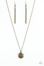 Load image into Gallery viewer, Find Joy Brass Necklace - Paparazzi Accessories
