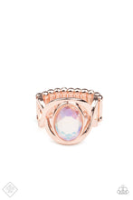 Load image into Gallery viewer, Mystical Treasure Rose Gold Ring - Paparazzi Accessories
