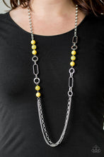 Load image into Gallery viewer, CACHE Me Out Yellow Necklace Paparazzi 

