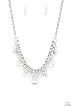 Load image into Gallery viewer, Knockout Queen White Necklace - Paparazzi Accessories
