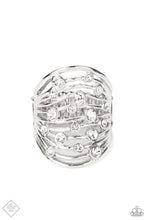 Load image into Gallery viewer, Radiantly Rising White Ring - Paparazzi Accessories
