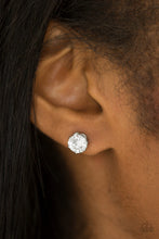 Load image into Gallery viewer, Just In TIMELESS White Earrings - Paparazzi Accessories

