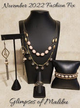 Load image into Gallery viewer, November 2022 Glimpses of Malibu Fashion Fix Set - Paparazzi Accessories
