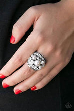 Load image into Gallery viewer, Money On My Mind White Ring - Paparazzi Accessories

