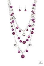 Load image into Gallery viewer, The Partygoer Purple Necklace - Paparazzi Accessories
