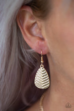 Load image into Gallery viewer, Large As Life Gold Necklace - Paparazzi Accessories
