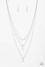 Load image into Gallery viewer, High Heels And Hustle White Necklace - Paparazzi Accessories
