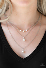 Load image into Gallery viewer, High Heels And Hustle White Necklace Paparazzi
